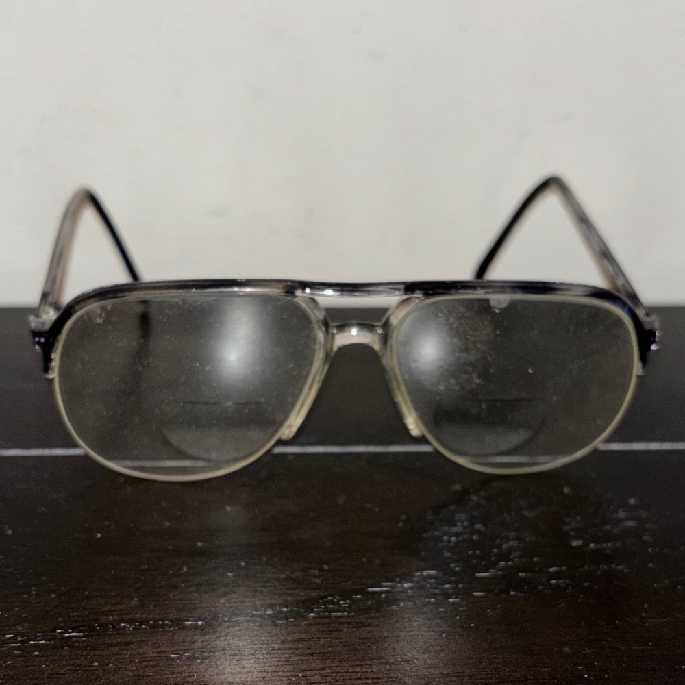 Members Only | Vintage Aviator FRAMES‎ | France | Clear Smoke Grey MO-7 Frame